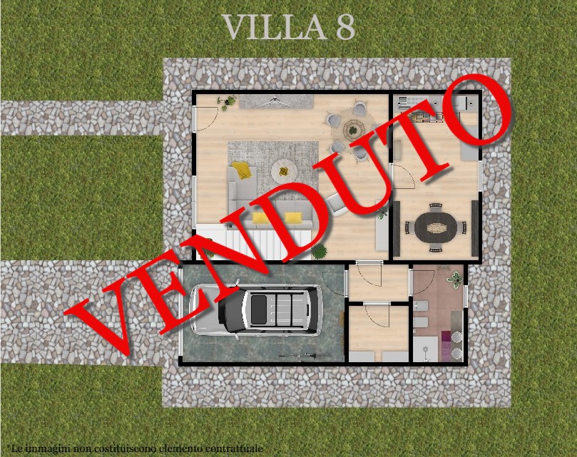 NUOVA COSTRUZIONE  RIOZZO – VIVERE NEL VERDE VILLA 8