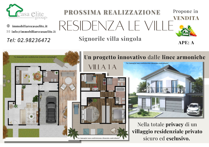 NUOVA COSTRUZIONE: “LE VILLE” CERRO AL LAMBRO VILLA 1 A