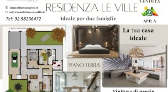 VILLA IDEALE PER DUE FAMIGLIE – NUOVA COSTRUZIONE – “LE VILLE”