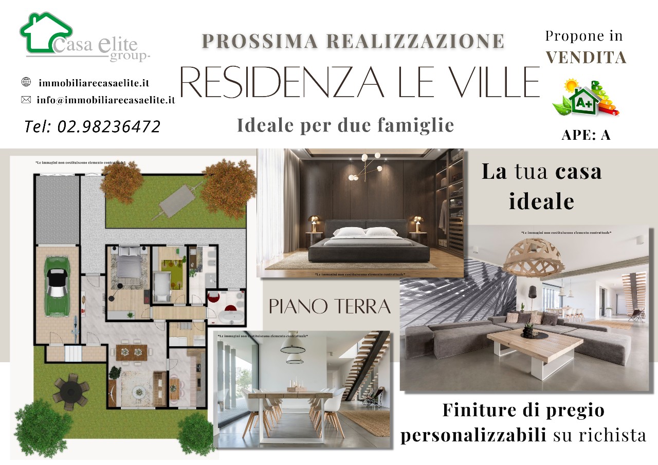 VILLA IDEALE PER DUE FAMIGLIE – NUOVA COSTRUZIONE – “LE VILLE”