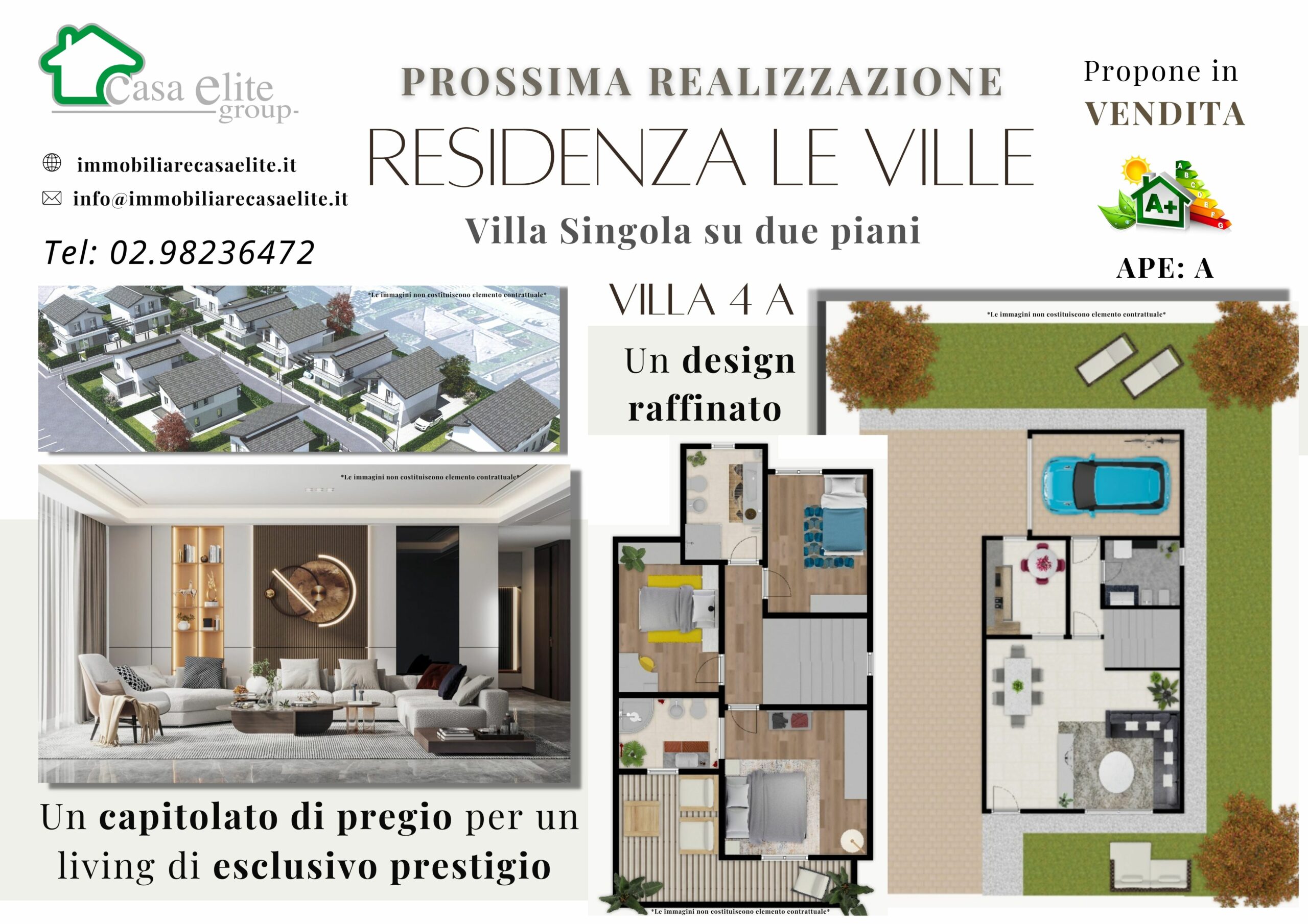 NUOVA COSTRUZIONE: “LE VILLE” CERRO AL LAMBRO VILLA 4 A