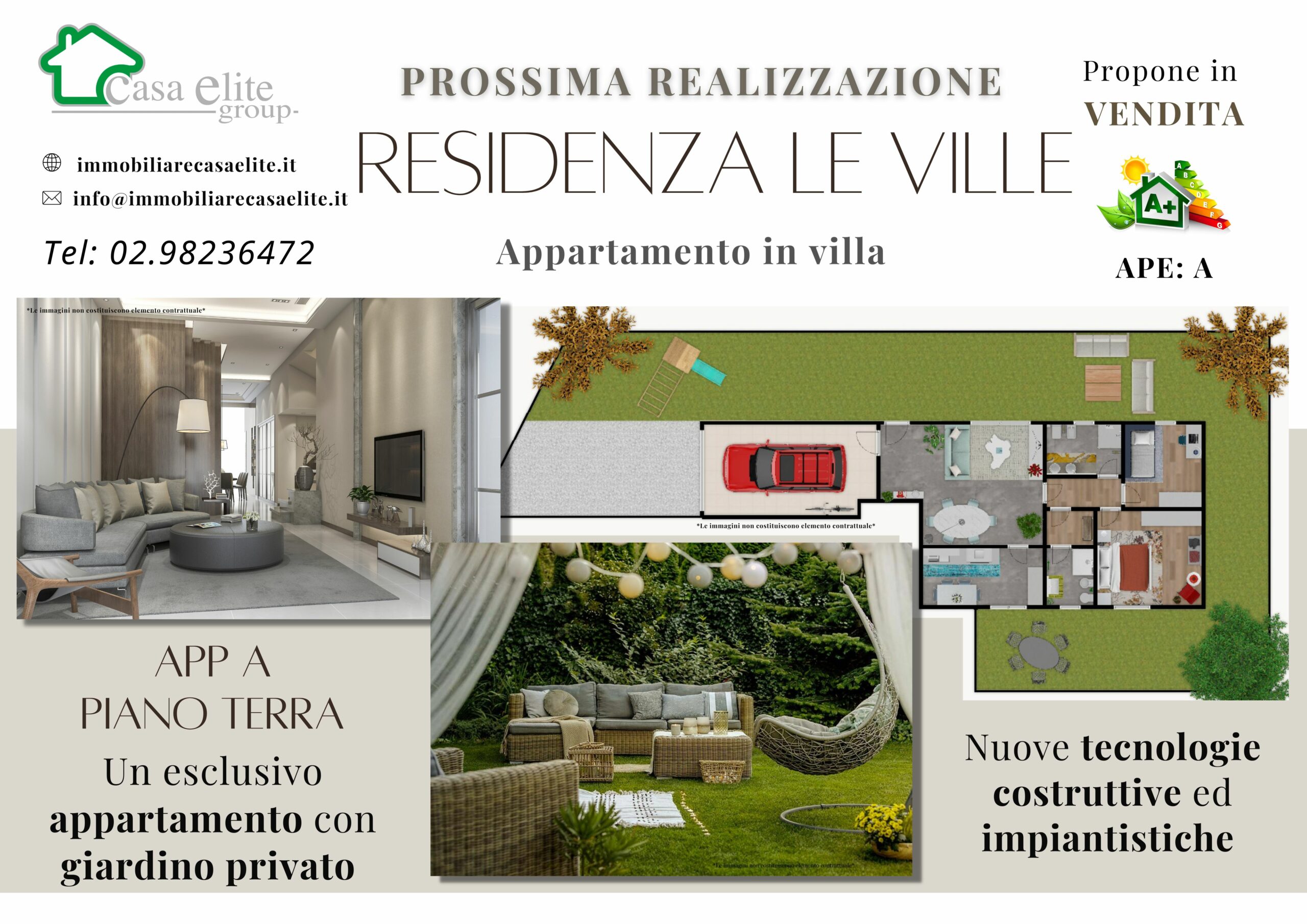 NUOVA COSTRUZIONE- APPARTAMENTO IN VILLA 6 A PIANO TERRA