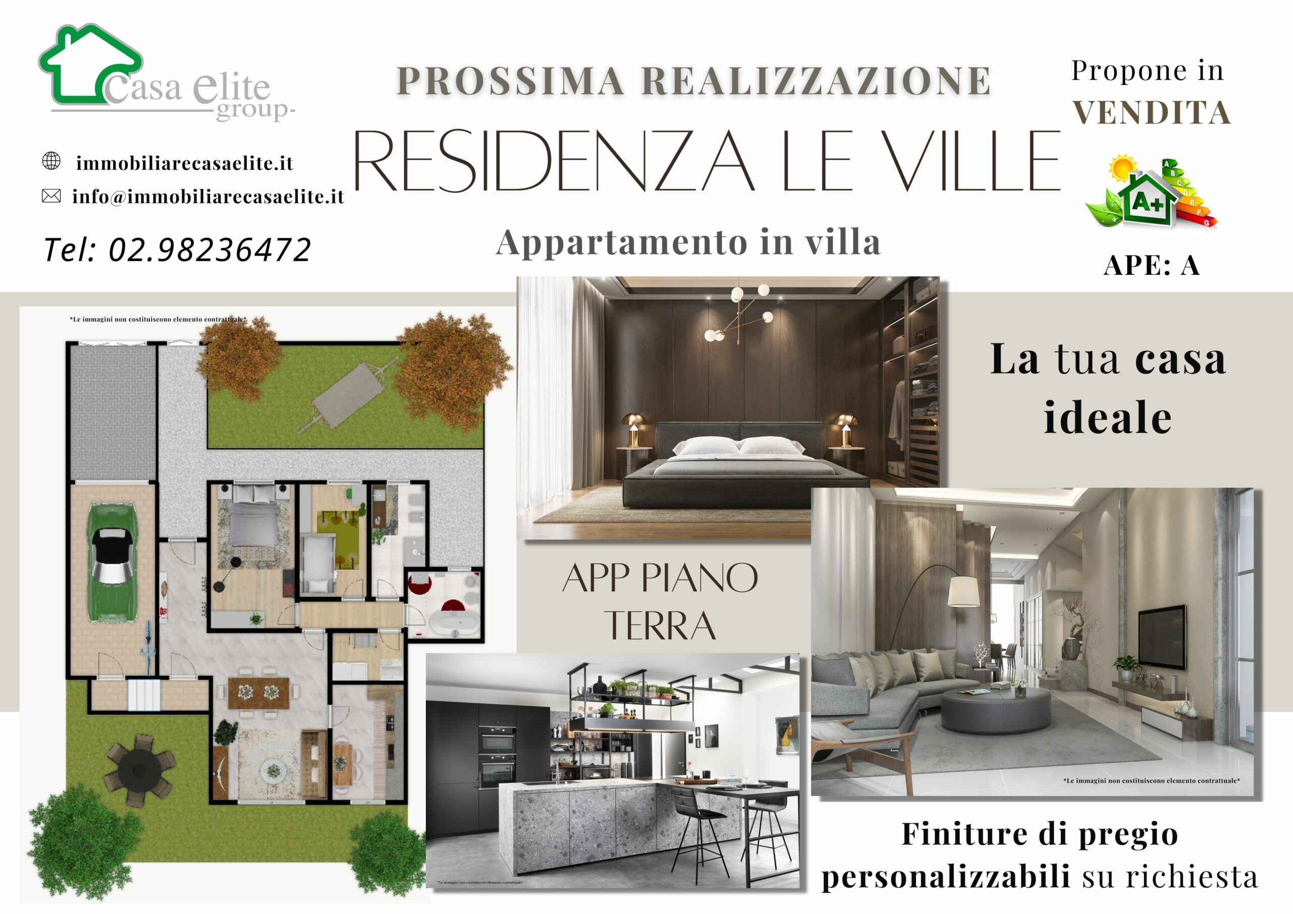 NUOVA COSTRUZIONE- APPARTAMENTO IN VILLA 5 A PIANO TERRA