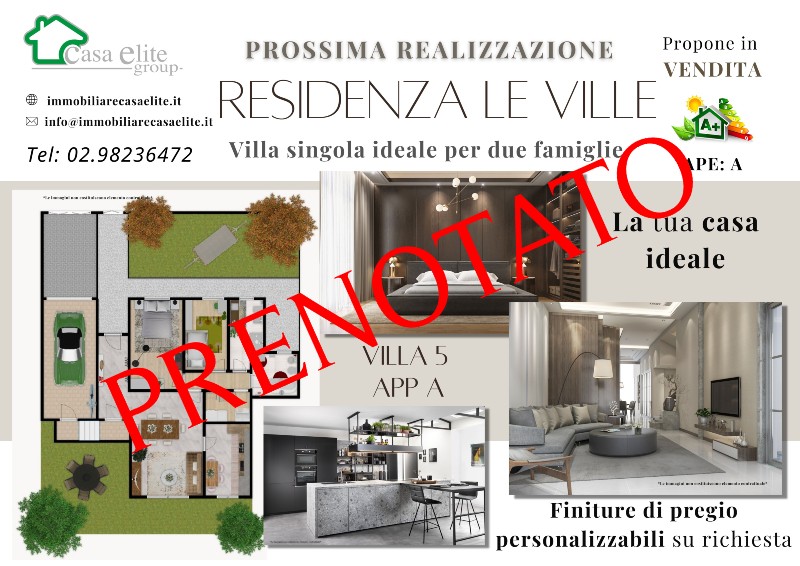 NUOVA COSTRUZIONE- APPARTAMENTO IN VILLA 5 A PIANO TERRA